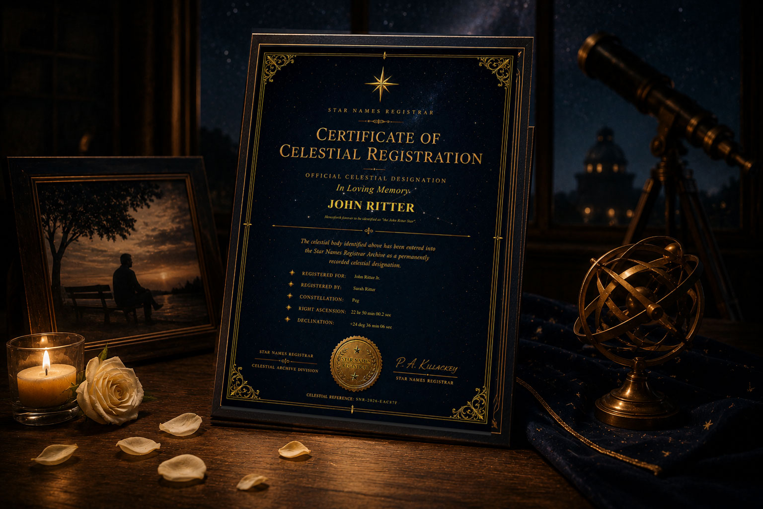 Single Star Dedication